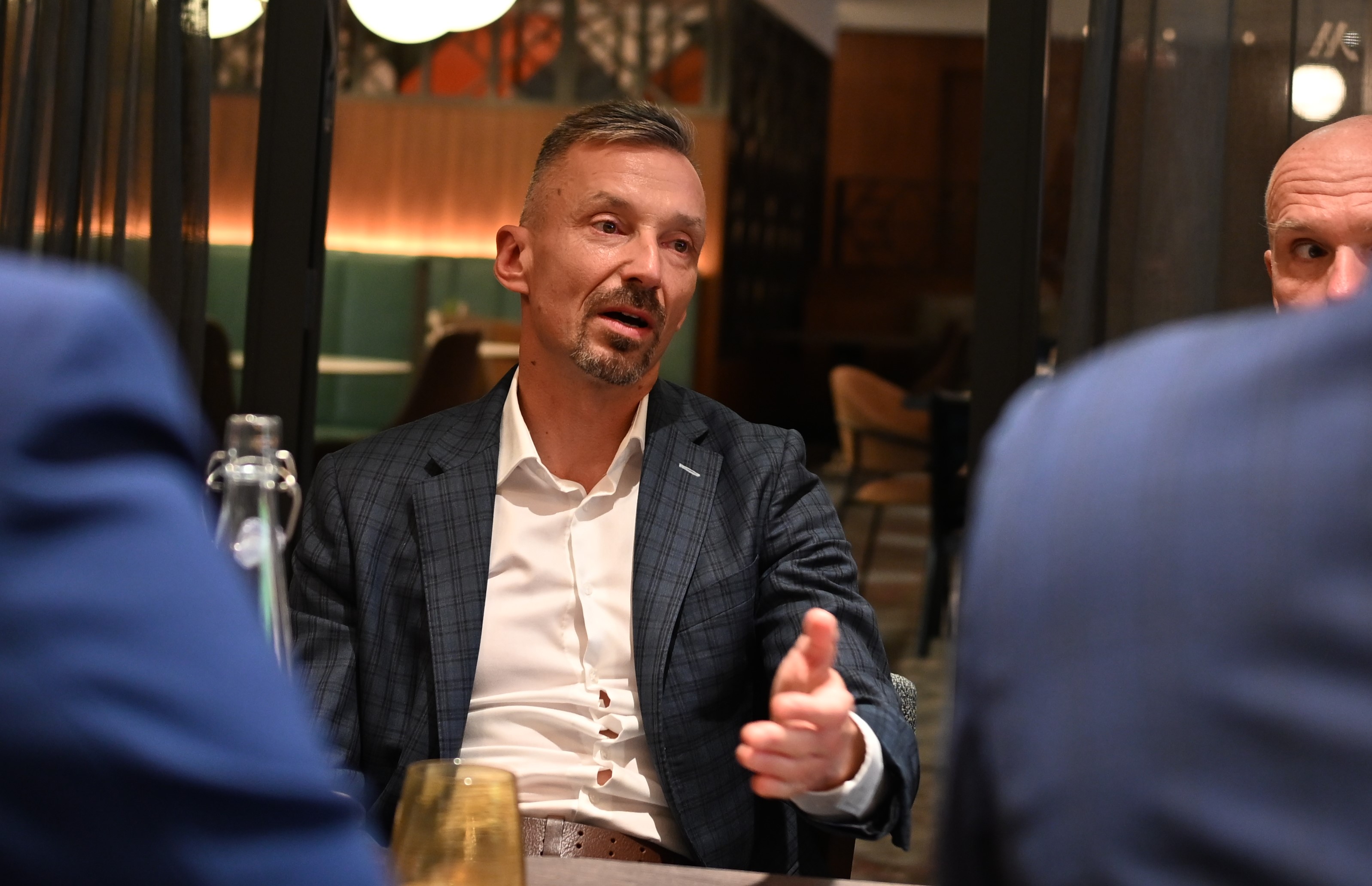 Sovicka at recent AmCham Leadership Dinner